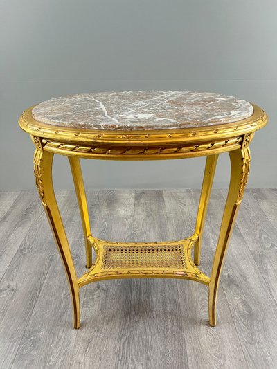 Louis XVI style side table, early 20th century