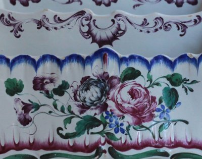 18th-century Sceaux earthenware flower box.