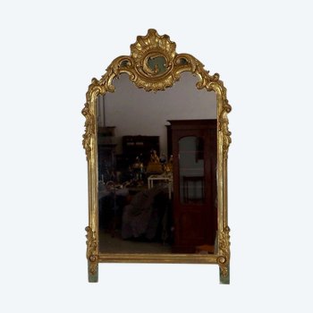  Rocaille Mirror in Golden Wood, Louis XV – 1900