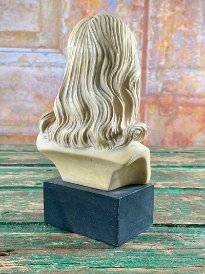 Bust of Christ Signed A. Giannelli antique Italian sculpture