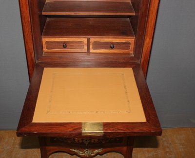 Sekretär im Stil von Louis XV gestempelt A. Monin Ende XIX