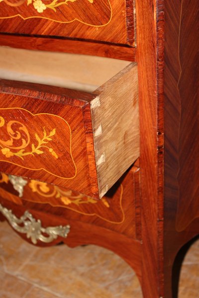 Sekretär im Stil von Louis XV gestempelt A. Monin Ende XIX