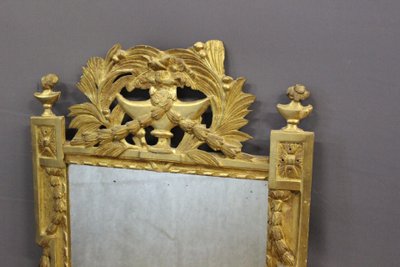 Specchio in legno dorato Luigi XVI XVIII