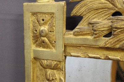 Specchio in legno dorato Luigi XVI XVIII