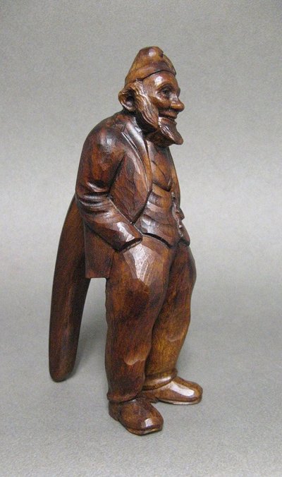 Casse Noix Noisette Sculpture Anthropomorphe Meunier.