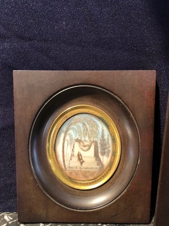 Miniatures - Seditious images - Signed Henri - Dated September 29, 1807