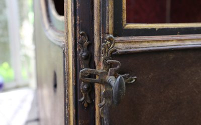 Chaise à porteur XVIIIeme siècle  Louis XV