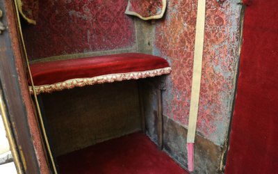 Chaise à porteur XVIIIeme siècle  Louis XV