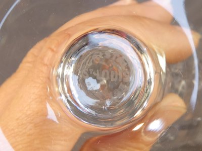 CRISTAL de SAINT-LOUIS 11 port glasses model CHANTILLY 14 cm