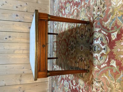 Couchtisch im Louis XVI-Stil aus Carrara-Marmorkirsche