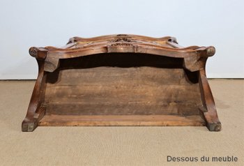 Cabinet between two in Walnut, Rocaille style - Period 1900