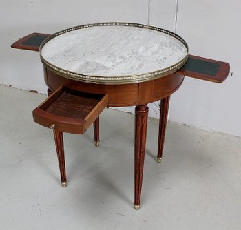 Table Bouillotte en Acajou, goût Louis XVI – Début XXe