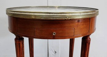 Table Bouillotte en Acajou, goût Louis XVI – Début XXe
