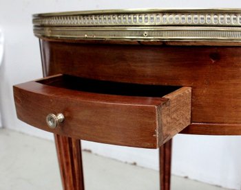Table Bouillotte en Acajou, goût Louis XVI – Début XXe