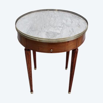 Table Bouillotte en Acajou, goût Louis XVI – Début XXe