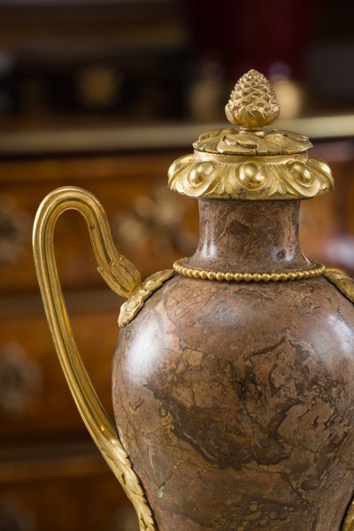 Pair of Louis XVI period covered vases