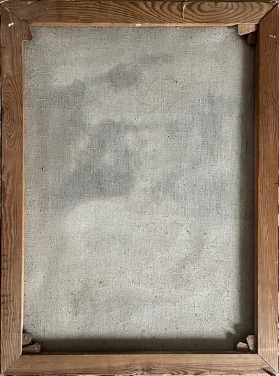 Dipinto a olio "Ritratto di signora" di Robert Hahn (1883-1940) W. Singer-Polignac?