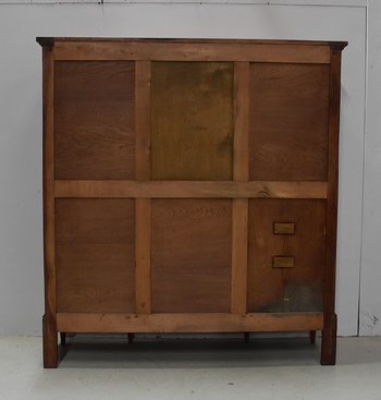  Bücherregal aus Kirsche und Mahagoni im Stil Louis XVI - Anfang des 20. Jahrhunderts