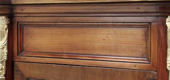  Bücherregal aus Kirsche und Mahagoni im Stil Louis XVI - Anfang des 20. Jahrhunderts