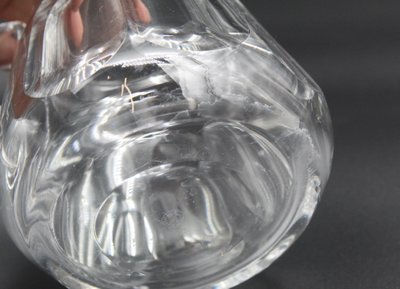 Baccarat crystal water pitcher, Talleyrand Harcourt model