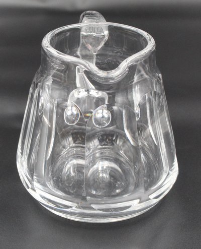 Baccarat crystal water pitcher, Talleyrand Harcourt model