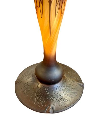 Daum Nancy Jugendstil Pilzlampe "Seascape"