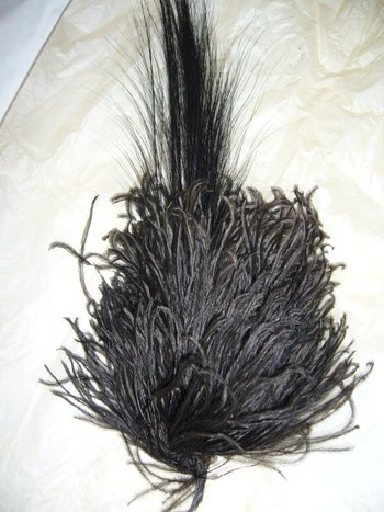 Around thirty feather ornaments from a hatter from the 1920s to 1950s