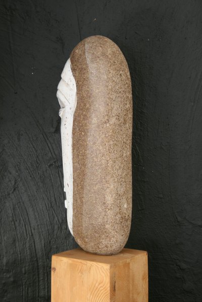 Stone sculpture, 20th or 21st century, anonymous.