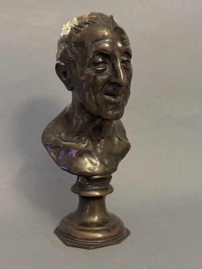 Bronze bust of a sage, V. Gemito