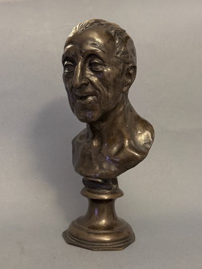 Bronze bust of a sage, V. Gemito