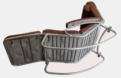 Fauteuil de repos 'Lama' signé Bahmüller vers 1970