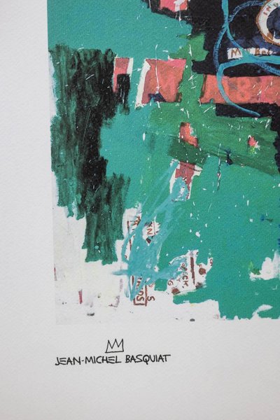 Jean-Michel Basquiat. Numbered color silkscreen print. 1990s. LS6633G84/1