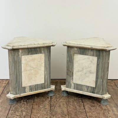 Coppia di foderi in marmo