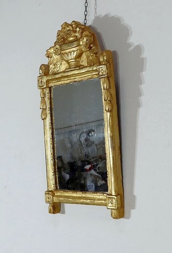  Mirror in gilded wood, Louis XVI style - Early 20th century