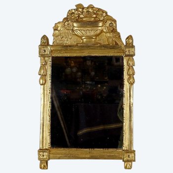  Miroir en Bois doré, style Louis XVI – Début XXe 