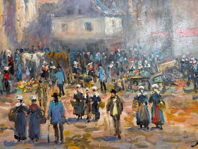 Serge Sauvage oil, Breton market