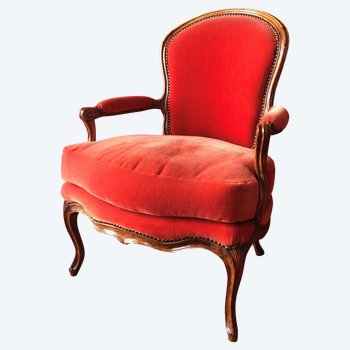 Fauteuil estampillé Bara, époque Louis XV