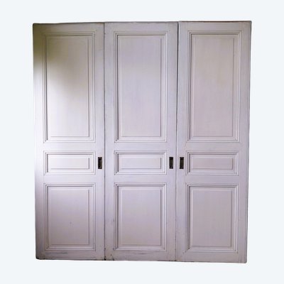 3 alte Schranktüren