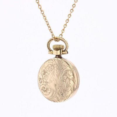 Pendentif Montre de dame Flamor or jaune