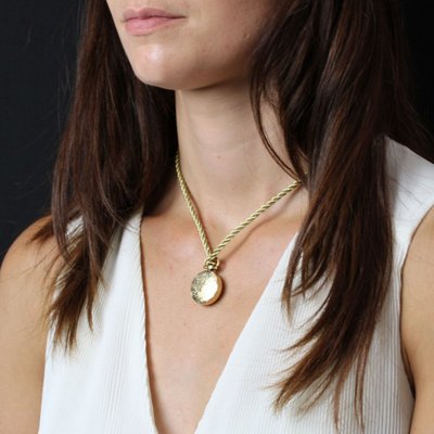 Pendentif Montre de dame Flamor or jaune