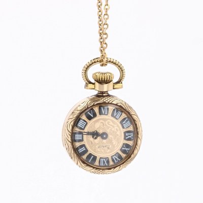 Pendentif Montre de dame Flamor or jaune