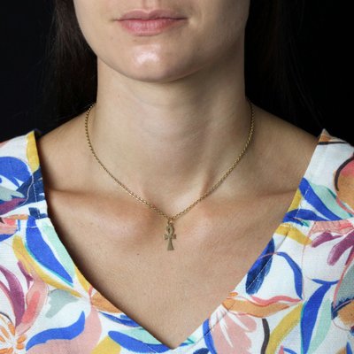 Croix égyptienne or jaune