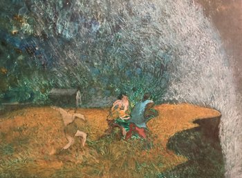Jacques VAN DEN BUSSCHE - Paysage fantastique