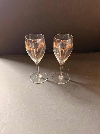 Baccarat - Paar Stielgläser - Modell Saint Rémy