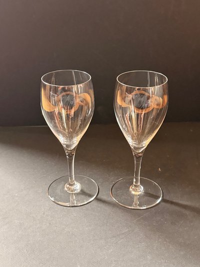 Baccarat - Paar Stielgläser - Modell Saint Rémy