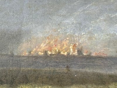 Landschaft des Feuers