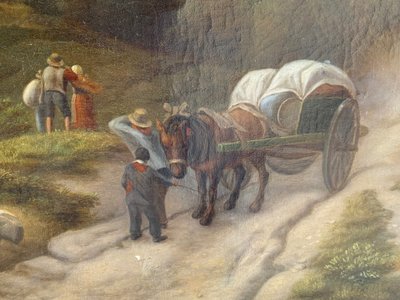 Landschaft des Feuers