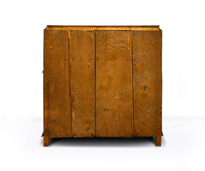 Commode à abattants en placage de loupe de noyer, Lombardie, XVIIIe siècle