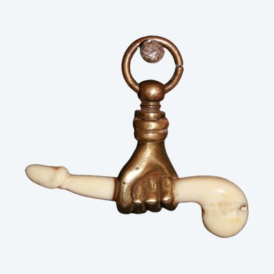 RARE phallic amulet pendant.