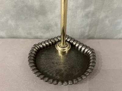 19th century Charles X period brass and cast iron mantelpiece